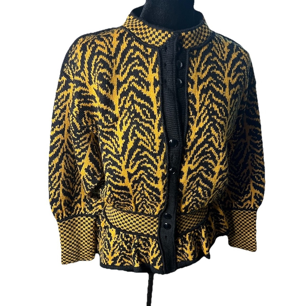 Vigdis Design Handmade In Norway New Wool Vintage Sweater Medium NWOT RARE